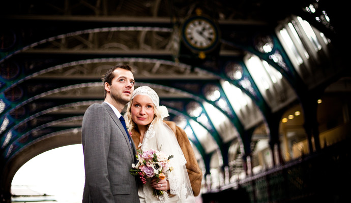 alternative london smithfield wedding photography
